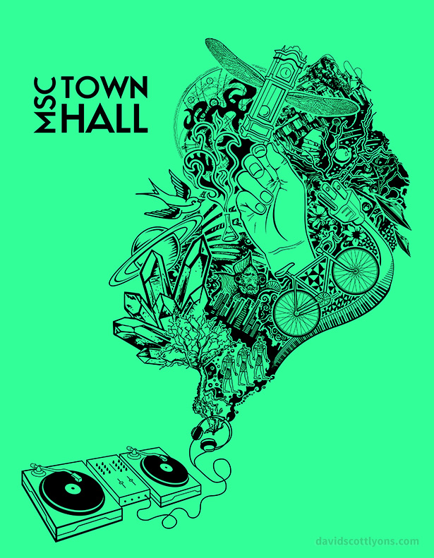 Town Hall Shirt Design