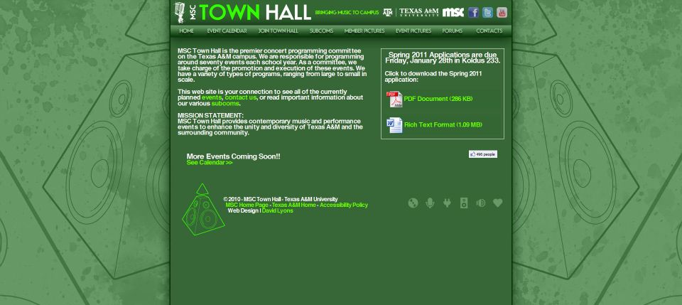 Town Hall Website